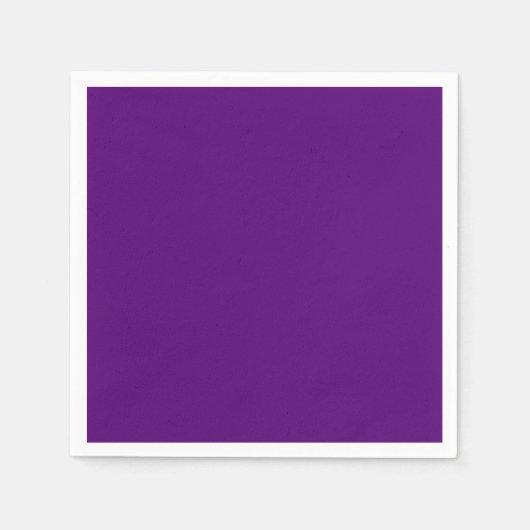 Serviette En Papier Vigne solide violet (Devant)