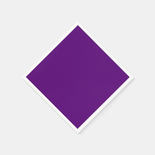 Serviette En Papier Vigne solide violet (Coin)