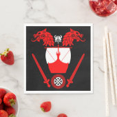 Serviette En Papier Viking danois (En situation)