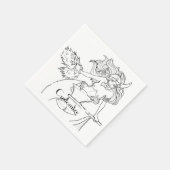 Serviette En Papier Viking Mermaid Warrior Thunder_Cove (Coin)