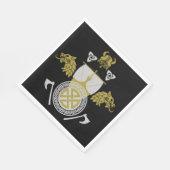 Serviette En Papier Viking Norsemen (Coin)