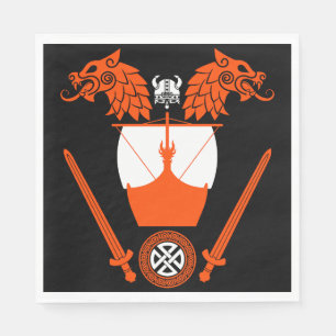 Serviette En Papier Viking Norsemen