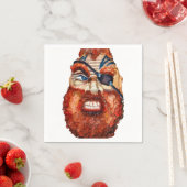 Serviette En Papier Viking scandinave (En situation)