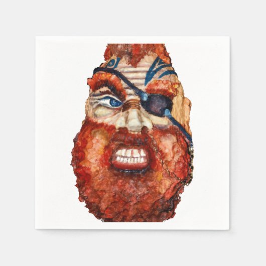 Serviette En Papier Viking scandinave (Devant)