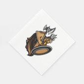 Serviette En Papier Viking Warrior (Coin)