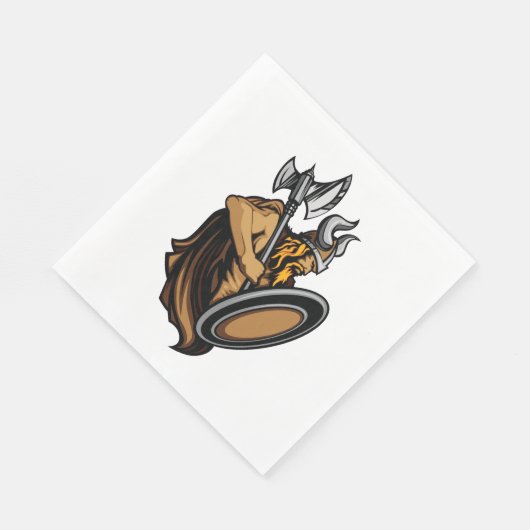 Serviette En Papier Viking Warrior (Coin)