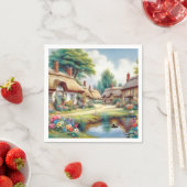 Serviette En Papier Village (En situation)