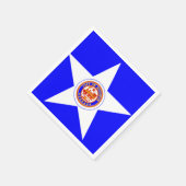 Serviette En Papier Ville de Houston, Texas Drapeau papier serviettes (Coin)