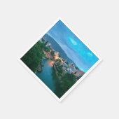 Serviette En Papier Ville de Mostar - Bosnie-Herzégovine (Coin)