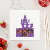 Serviette En Papier Ville d'Halloween (En situation)