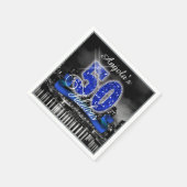 Serviette En Papier Ville Lumières Fabuleux Cinquante ID191 (Coin)