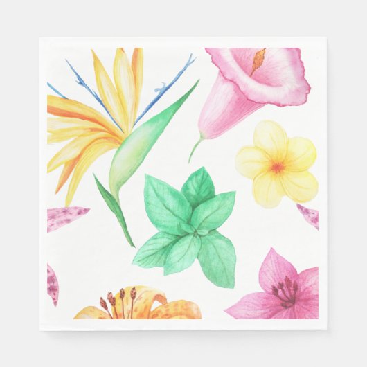 Serviette En Papier Ville tropicale (Devant)