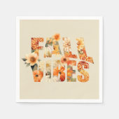 Serviette En Papier Villes d'automne Aquarelle fleur sauvage feuille a (Devant)