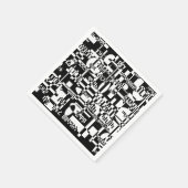 Serviette En Papier Villes éthiopiennes (Coin)