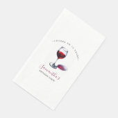 Serviette En Papier Vin Anniversaire Fête Papier à thème Napkins (Coin)