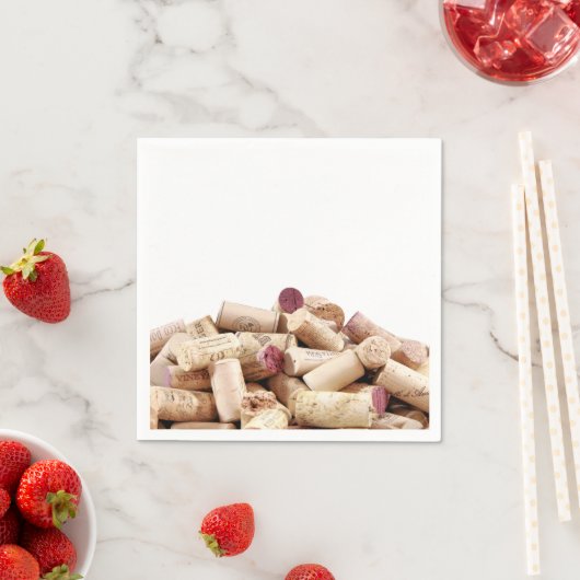 Serviette En Papier Vin Corks (En situation)
