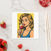 Serviette En Papier vin de la chambre (En situation)