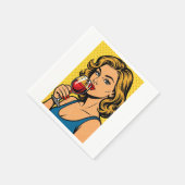 Serviette En Papier vin de la chambre (Coin)