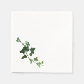 Serviette En Papier Vin d'Ivy - feuilles verts (Devant)