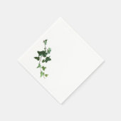 Serviette En Papier Vin d'Ivy - feuilles verts (Coin)