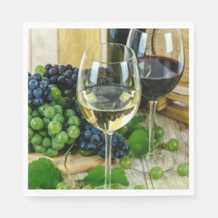 Serviette En Papier Vin fin, âge à la perfection