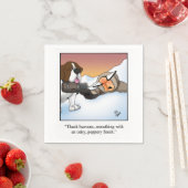Serviette En Papier Vin Humour Cocktail Party Napkins (En situation)