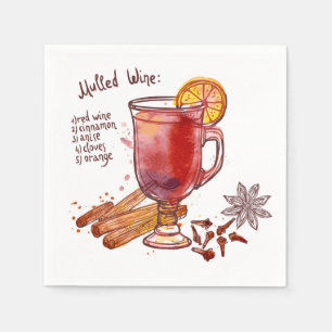 Serviette En Papier Vin multicouche