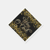Serviette En Papier Vin O'Clock Gold Sparkle (Coin)
