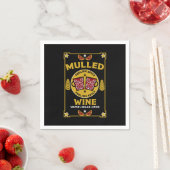Serviette En Papier Vin rouge chaud de Noël (En situation)