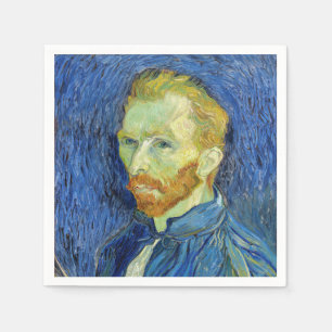 Serviette En Papier Vincent van Gogh - Autoportrait à la palette