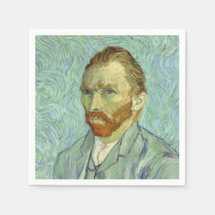 Serviette En Papier Vincent Van Gogh Autoportrait Peinture d'art