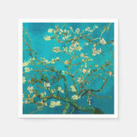 Vincent Van Gogh Blossoming Almond Tree Floral Art