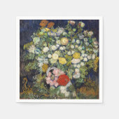 Serviette En Papier Vincent van Gogh - Bouquet de fleurs dans un vase (Devant)