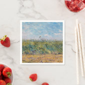 Serviette En Papier Vincent van Gogh - Champ de blé avec une lark (En situation)