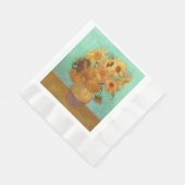 Serviette En Papier Vincent Van Gogh Douze Tournesols Dans Un Vase (Coin)