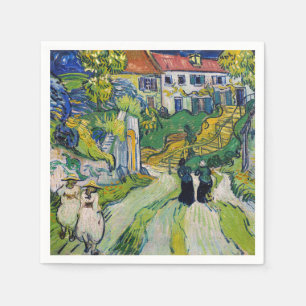 Serviette En Papier Vincent van Gogh - Escalier à Auvers