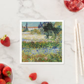 Serviette En Papier Vincent van Gogh - Flower Garden (En situation)