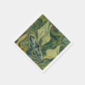 Serviette En Papier Vincent van Gogh - Giant Peacock Moth (Coin)