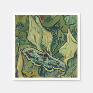 Serviette En Papier Vincent van Gogh - Grand Paon de nuit