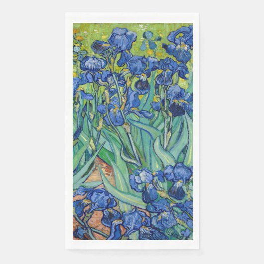 Serviette En Papier Vincent Van Gogh - Iris (Devant)