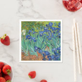 Serviette En Papier Vincent Van Gogh - Irises (En situation)