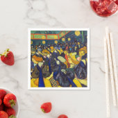 Serviette En Papier Vincent van Gogh - La salle de bal à Arles (En situation)