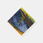 Serviette En Papier Vincent van Gogh - La Tour : périphérie d'Arles (Coin)