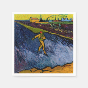 Serviette En Papier Vincent van Gogh - Le Semeur : Banlieue d'Arles