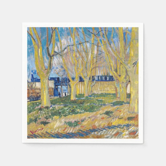 Serviette En Papier Vincent van Gogh - Le Train Bleu (Devant)