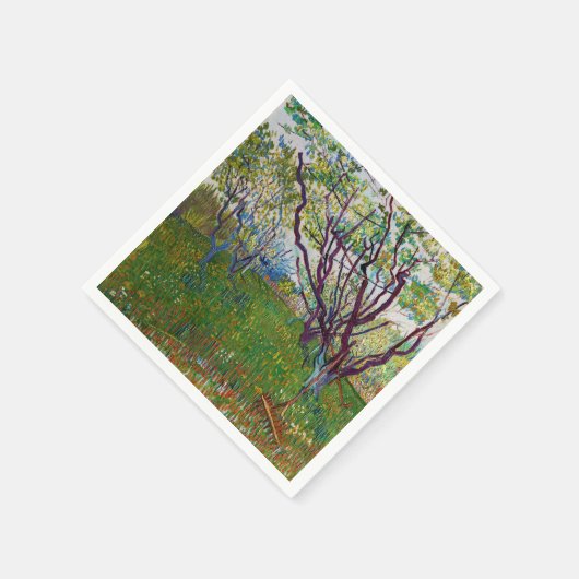 Serviette En Papier Vincent van Gogh - Le verger en fleurs (Coin)