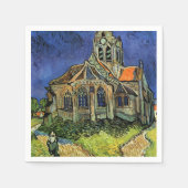 Serviette En Papier Vincent van Gogh - L'église d'Auvers (Devant)