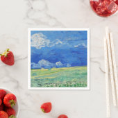 Serviette En Papier Vincent van Gogh - Les champs de roues sous Thunde (En situation)