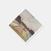 Serviette En Papier Vincent van Gogh - Lits à fleurs en Hollande (Coin)