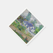 Serviette En Papier Vincent van Gogh - Maisons à Auvers (Coin)